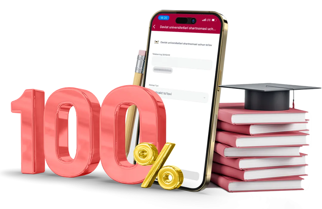 Pay off your High education contract and get a chance to win 100% cashback