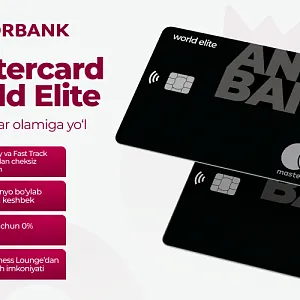 Yangi premium karta ishga tushirildi — Mastercard World Elite